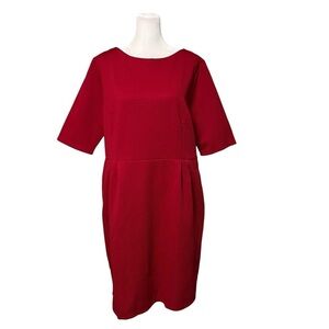 ANGVNS Pink A-Line Waffle Weave Dress Size XXL 14/16 NWT